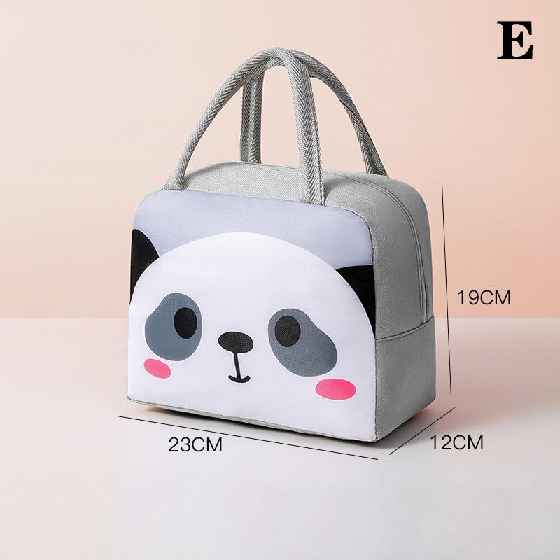 Oxford Cloth Cartoon Stereoscopic Lunch Bag Thermal Bag Portable Tote Food Small Cooler Bag Lunch Box Accessories Thermal Bag