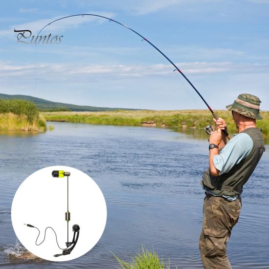 Swinger-Bissanzeiger für das Angeln im Freien, verstellbares Design, kompakte Größe, tragbar, beleuchteter Swinger, Karpfenangelzubehör