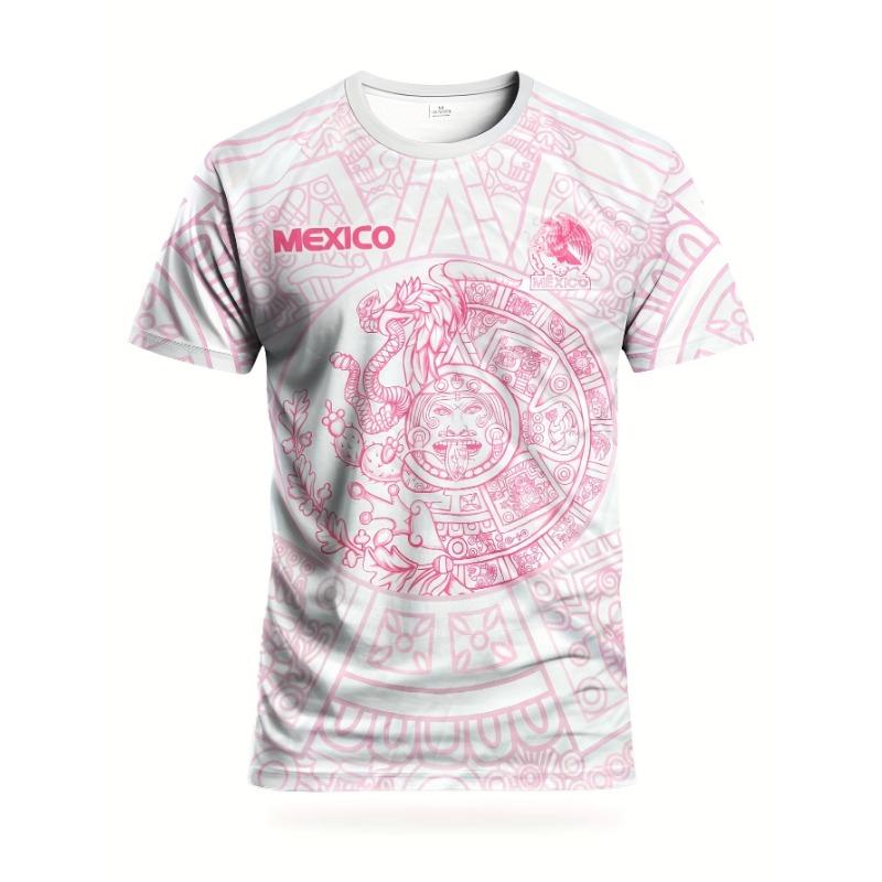 2026Summer Hot Aztec Mexico Men s Short sleeved Football Sweatshirt XXS
