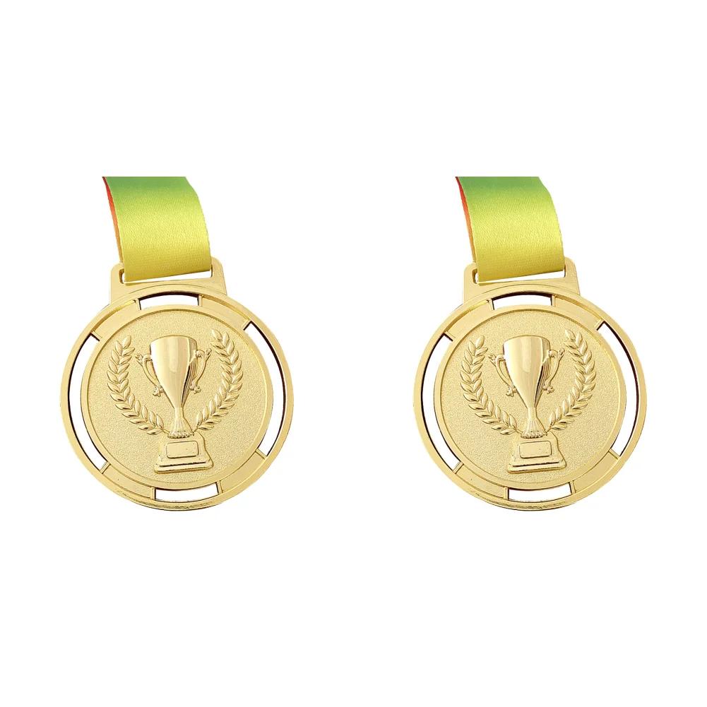 1-8pcsFootball Medal School Sports Gold Silver Bronze Motion Honor Commemorative Medal for Souvenir Gift Outdoor Sport Kids Toys