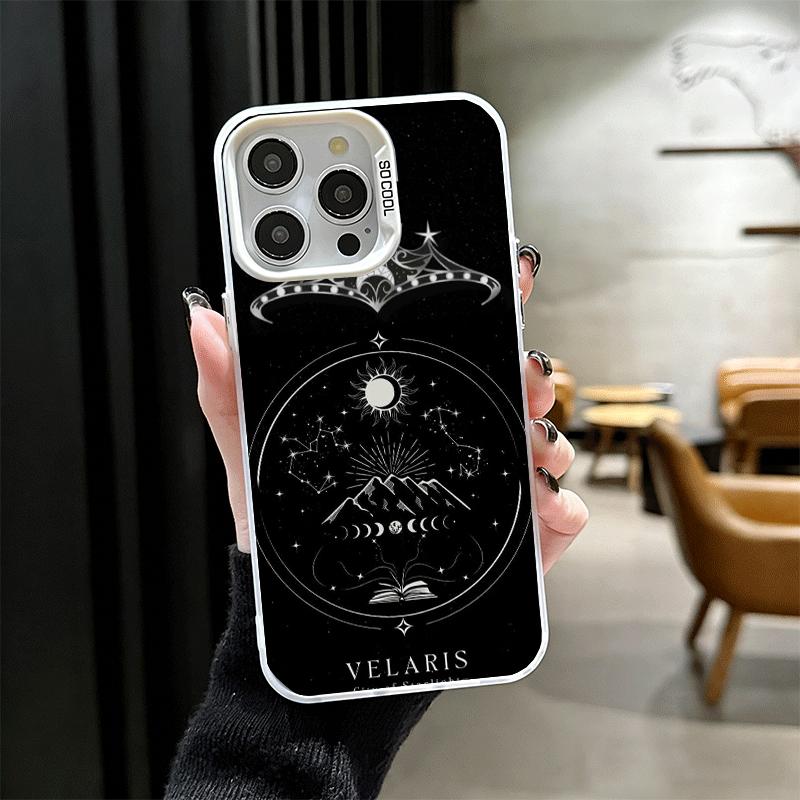 Etui Miękkie na Telefon A Court of Mist Fury VELARIS City do iPhone 15 16 17 Pro Max 17Air 16E 14 Plus 13 12 Mini Odporne na Wstrząsy Tylne Pokrowce