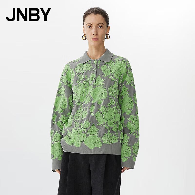 

JNBY 2025 Spring Turn-down Collar Knit Sweater L