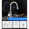 Stainless Steel Kitchen Faucet with Pull Out Sprayer