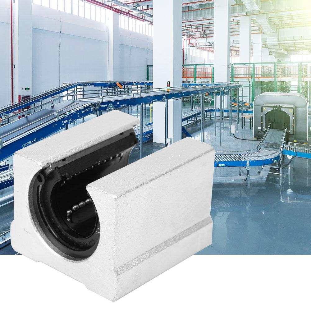 2 BUC SBR20UU Rulment Liniar Deschis Glisor Bloc Liniar pentru Mișcare Liniară din Aliaj de Aluminiu