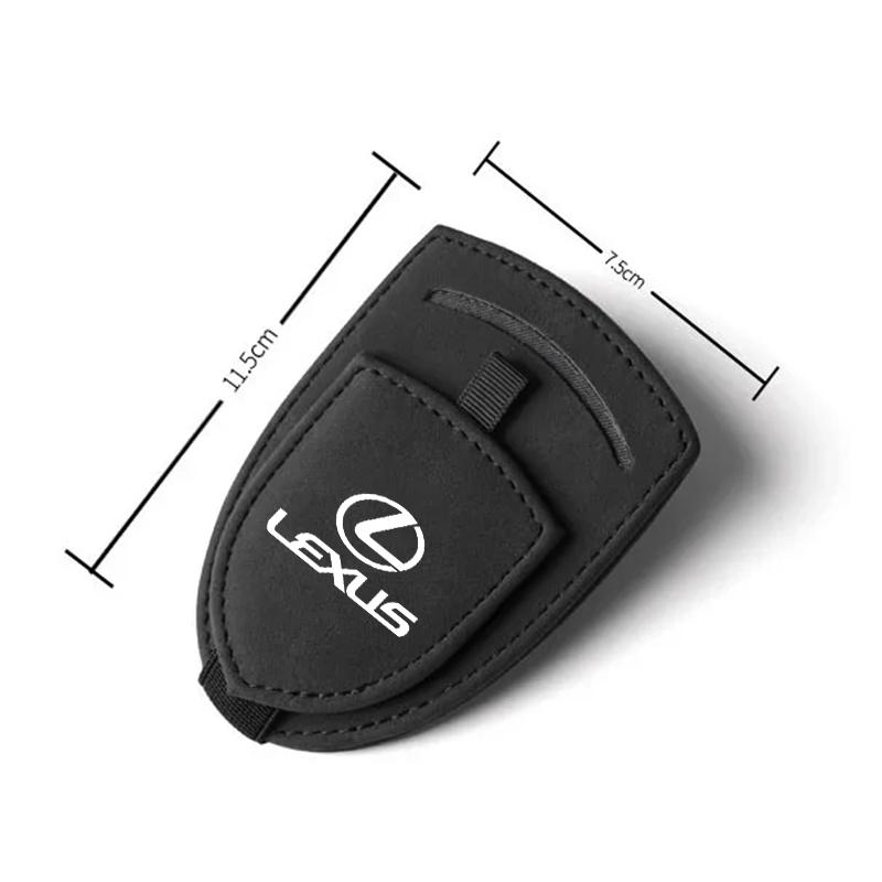 Csgpkv1 Multifunctional Pu Leather Car Sun Visor Glasses Holder Clip For Lexus F SPORT ES RX NX LS UX LM LX GX LC RZ IS CT GS RC HS LBX