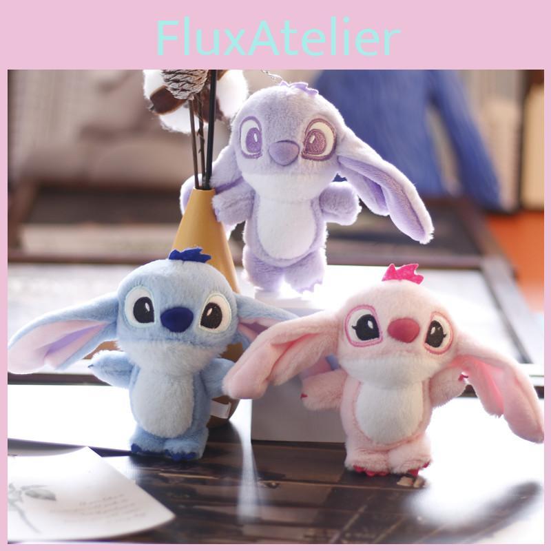 Adorable Plush Stitch Keychain Ultra Soft Stuffed Animal Backpack Charm 14cm