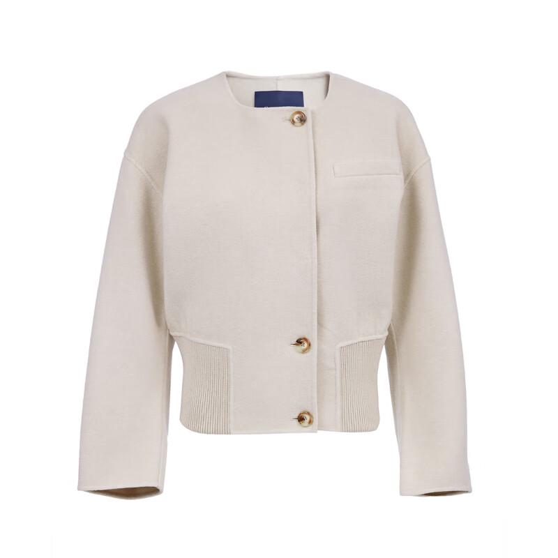 VEROMODA 2025 Autumn Double-Faced Wool Blend Short Coat