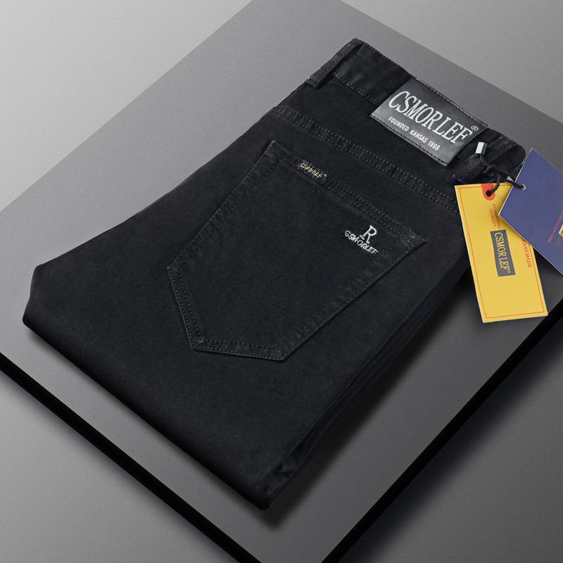 CSMOR LEE Herren Retro Slim Straight Elastische Jeans - Frühling & Herbst Kollektion