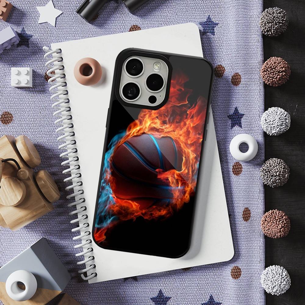 Sports Equipment Basketball Case For iPhone 13,15,17,14,Pro,Max,For Magsafe,Plus,12,11,16,Mini,Magnetic Wireless Charging