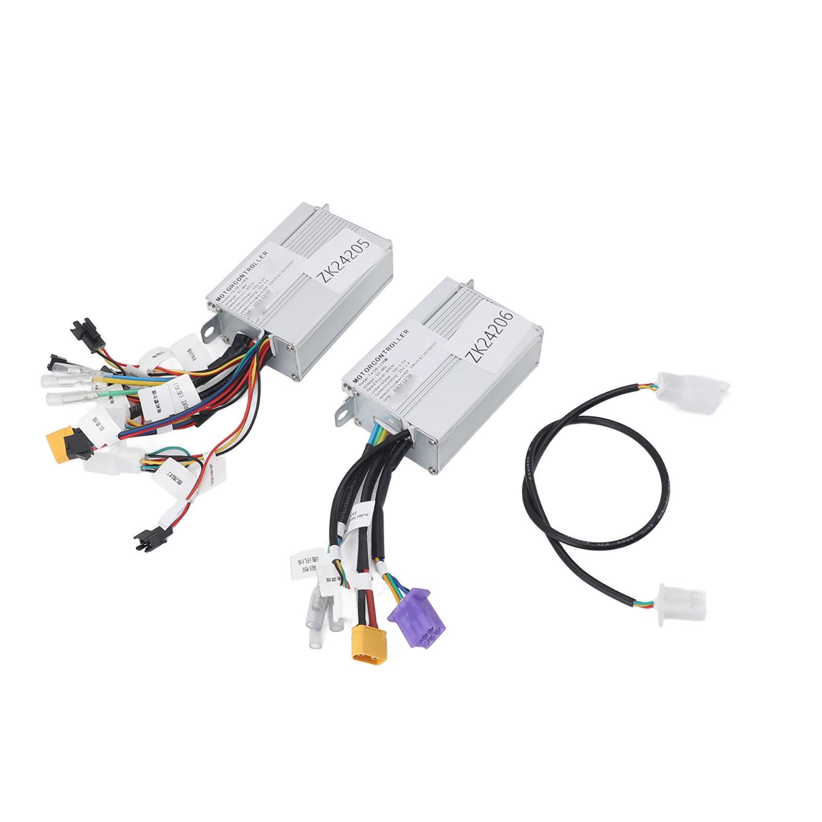 

48V 800W Electric Scooter Controller Double Drive Aluminium Alloy Electric Bicycle Speed Control Box for Electric Bike Electric Tricycle