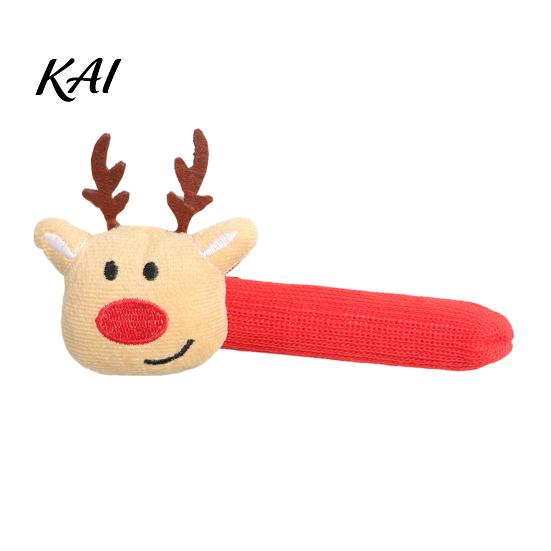 Christmas Gift for New Home Knitted Doorknob Covers, Santa Reindeer Decor, Anti?Slip Protector Sleeves, Door Handle Guards Cushion Pads, Floor