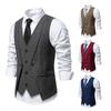 Autumn Men'S European And American Vintage Vest Men'S Dress Fake Two-Piece Vest Vest Jacket