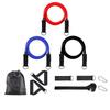 Fitness Resistance Band & Push-Pull Bar Set