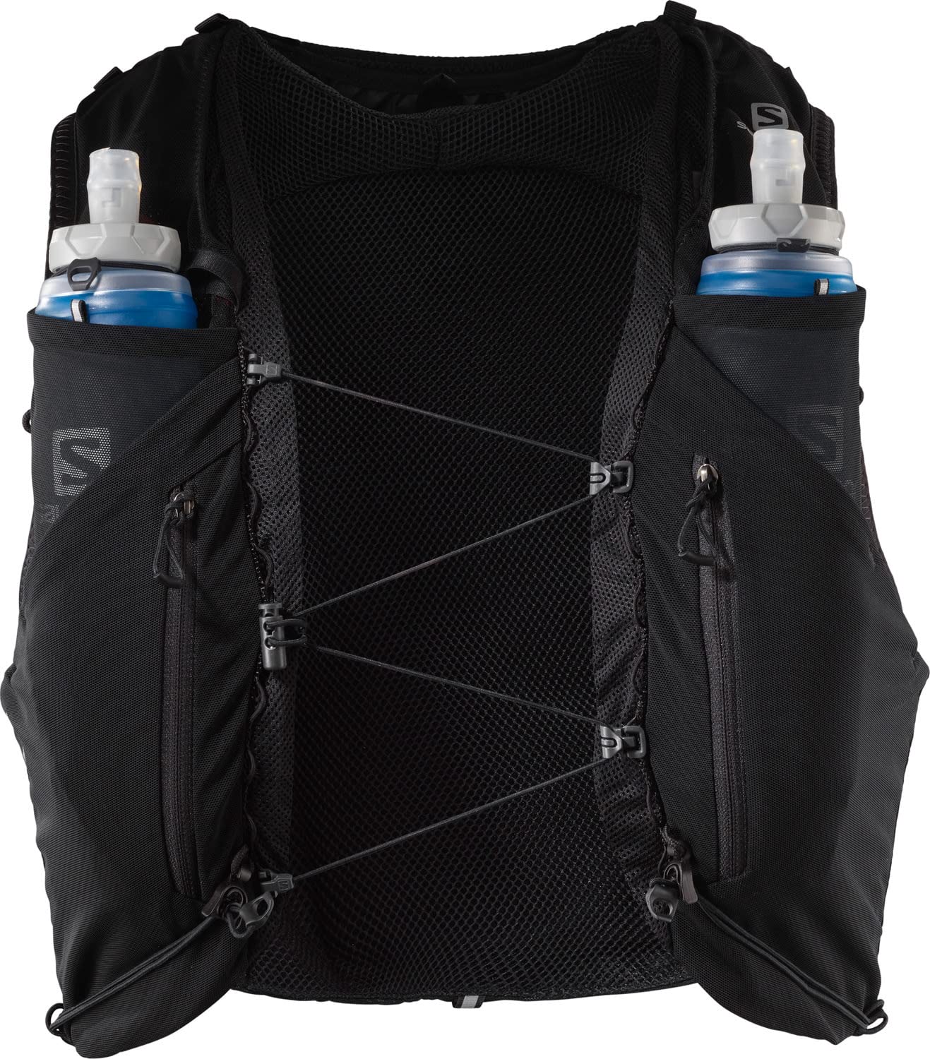 

Salomon Unisex ADV Skin 12 Hydration Pack with Flask, Black/Ebony, L