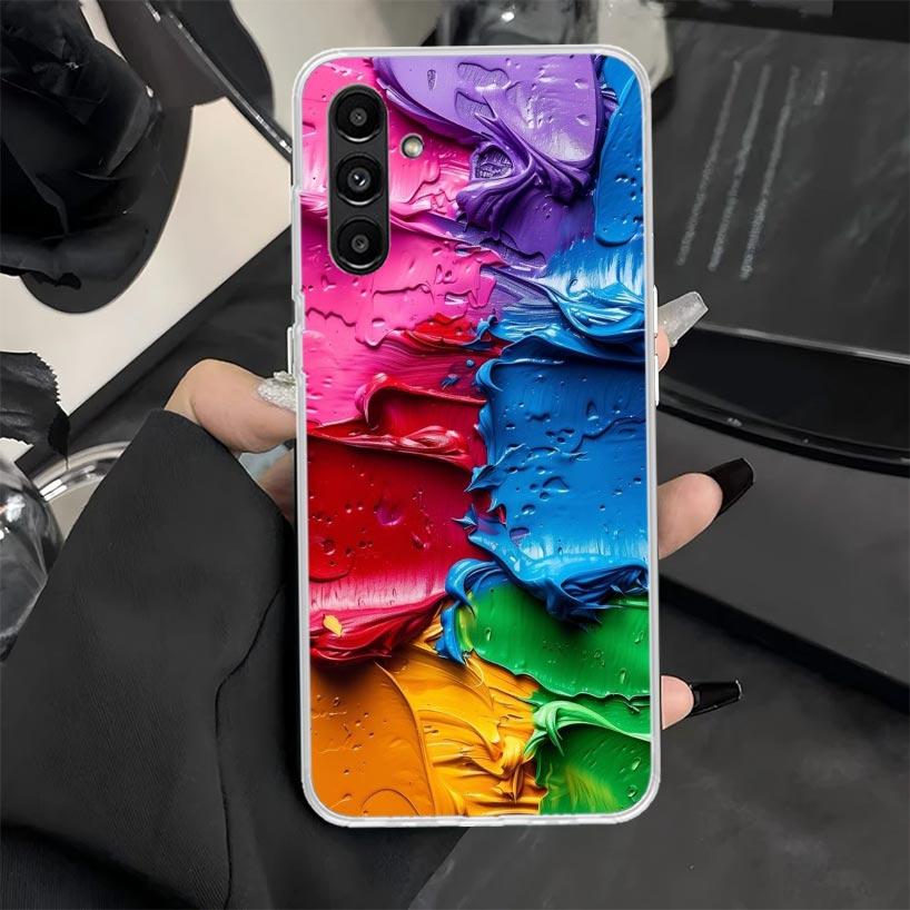 Watercolors Set Paint Palette Painting Box Phone Case for Samsung Galaxy A16 A26 A36 A56 A15 A14 A13 A12 A55 A54 A53 A25 A24 A23