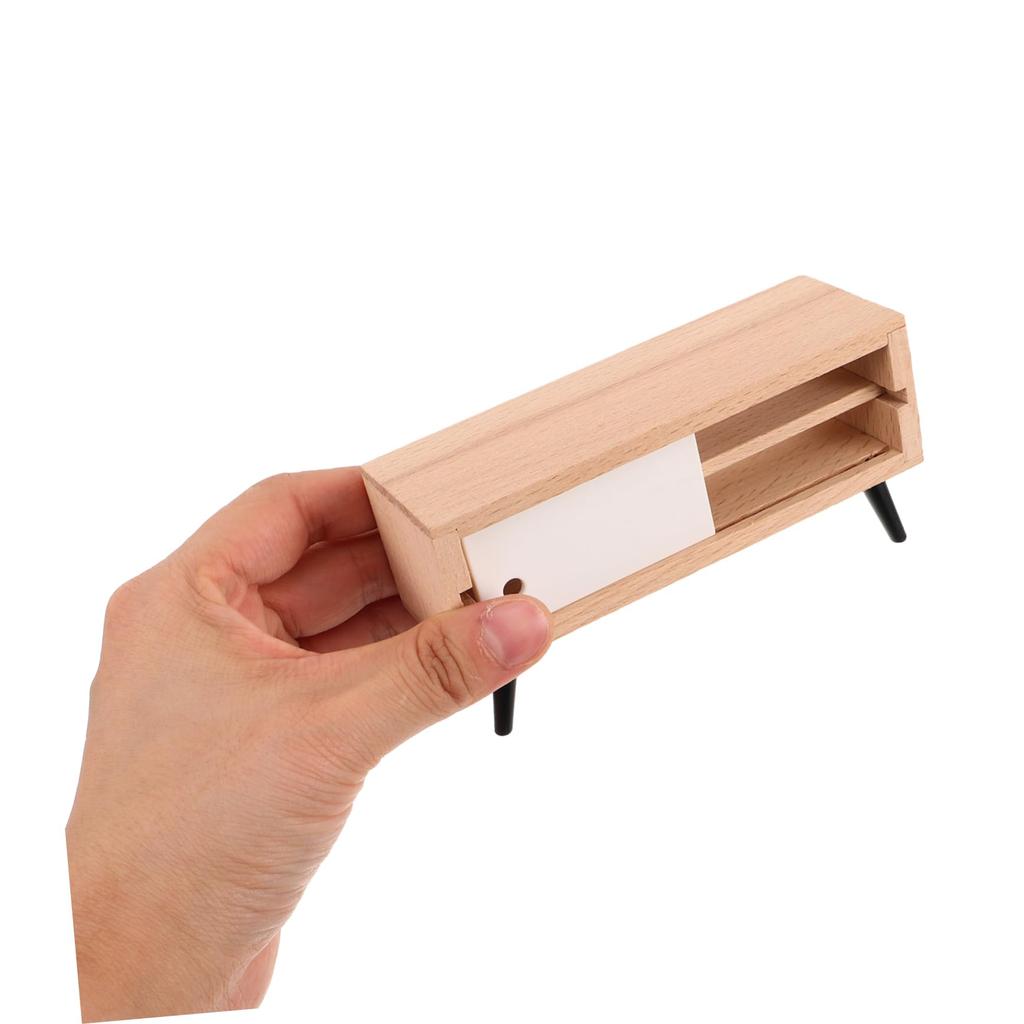 SAFIGLE Miniature TV Small Miniature Cabinet Mini TV Toy Dollhouse Furniture Living Room Decoration Pretend Play Girl Gift