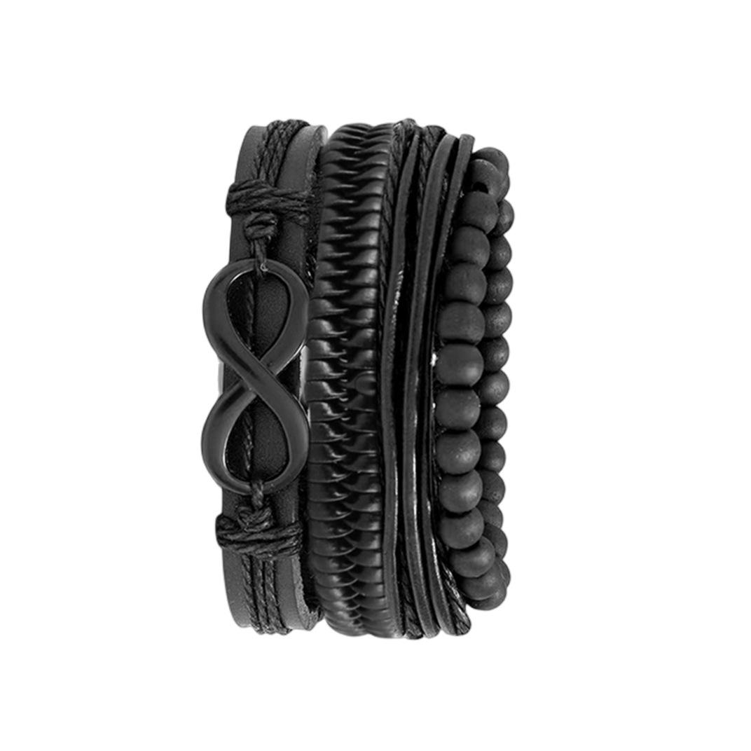 

Модний чоловічий набір: ремінь та браслет для наручного годинника