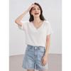 Basic House Women's U-Neck Short Sleeve T-Shirt