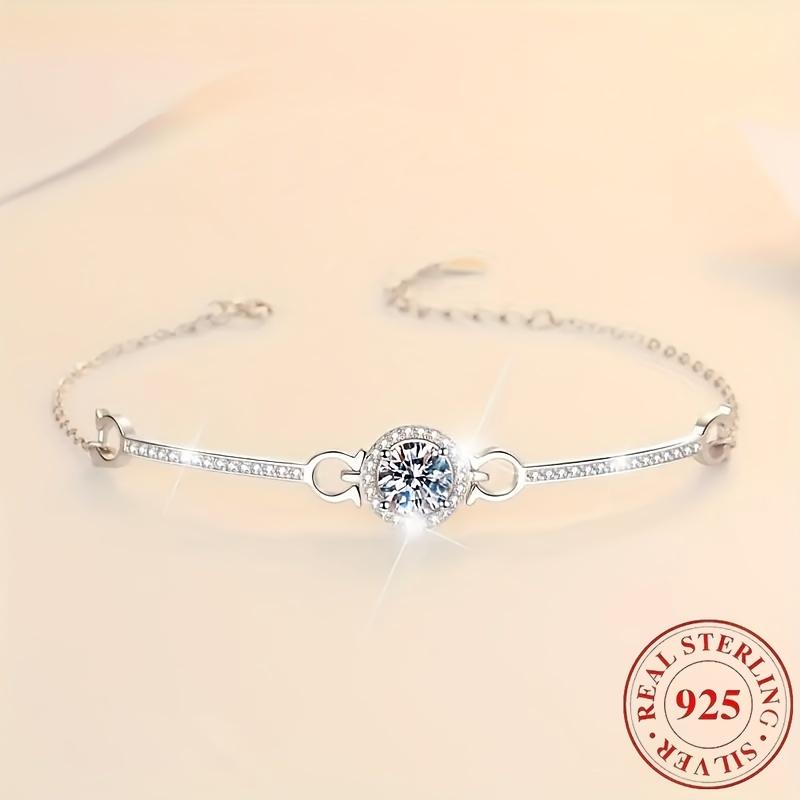 Advanced925Silver crystal bracelet accessories are suitable for women's daily elegance and sophistication, and are the best choice for Mother's Day