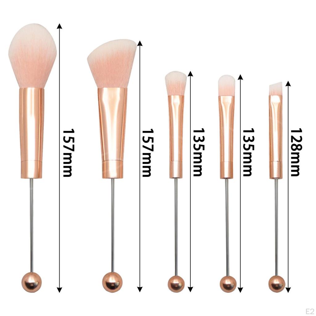 5 Pieces Makeup Brushes Set Multifunctional Brush Make Up Tool Kits Professional for Lady