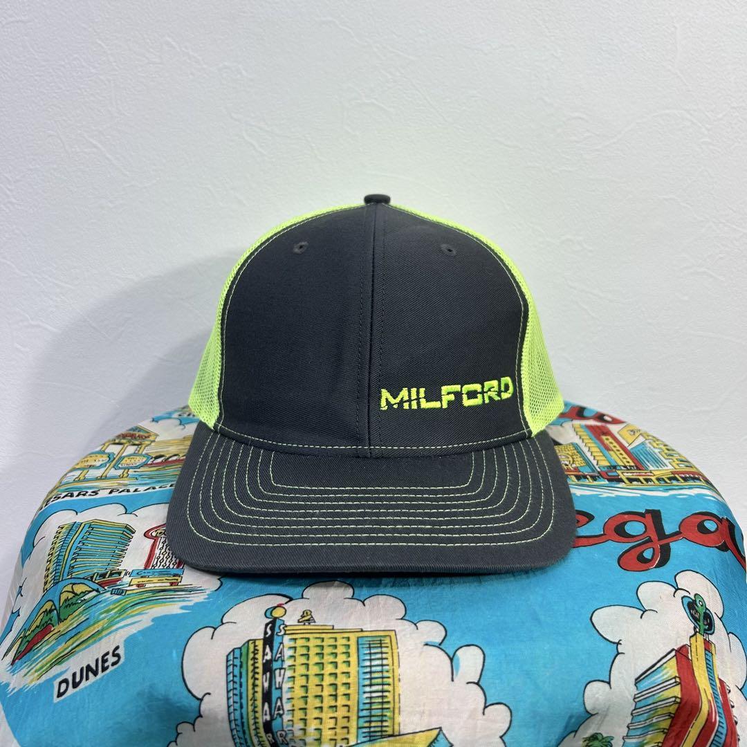 

[USED] OLD company mesh cap 90s 00s Y2K cap fluorescent retro