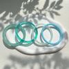 4 Stück/Set Harz Armreif Stapelbar Boho Armbänder Mode Geometrische Armbänder Damen