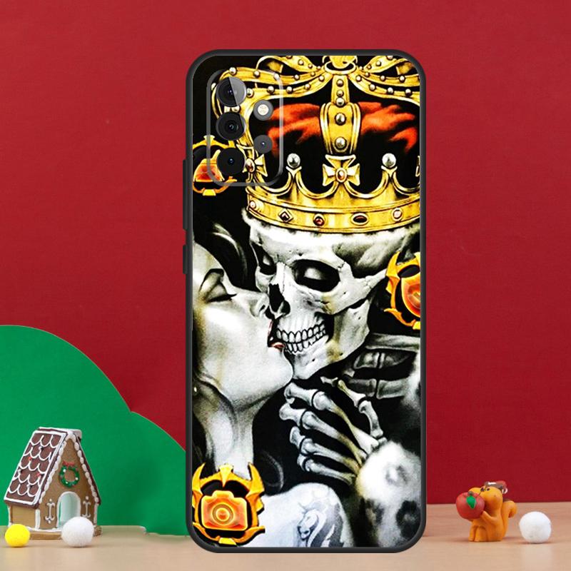 

Skeleton Skull Kiss Case For Samsung Galaxy A55 A52 A32 A12 A33 A06 A16 A26 A36 A56 A15 A53 A13 A34 A54 A14 A17 Samsung A17