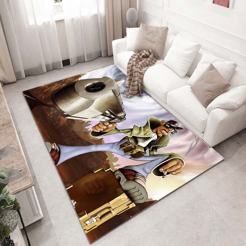 15 Größen 3D Gewehr Pistole Revolver Waffe Bereichsteppich, Teppich für Wohnzimmer Schlafzimmer, Küchenfußmatte Badezimmer Rutschfeste Bodenmatte