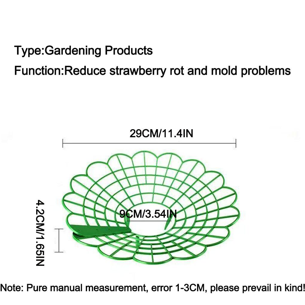 10pieces Strawberry Plant Support Stand | Rack Protector With Growing Holder Cage Strawberry Mats