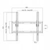 Uchwyt Ścienny Do Telewizora LCD/LED LogiLink Nachylenie -8°/0°, VESA 400x400, 32-55"