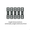 5 Or 10 Anti-Slip Silicone Straps for Bike Light, Black Bicycle Accessories, Rubber Mount