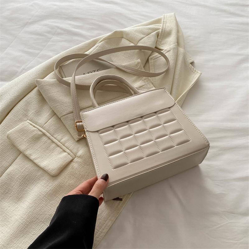 2024 New Simple Casual Shoulder Bag Street Fashion Pu Crossbody Bag Women Korean Fashion Handbag