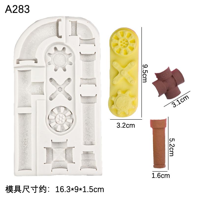 1 Pezzo Rubinetto Tubo Silicone Stampo Sugarcraft Strumenti Resina Stampo Cottura Cupcake Strumenti Decorazione Torta Fondant