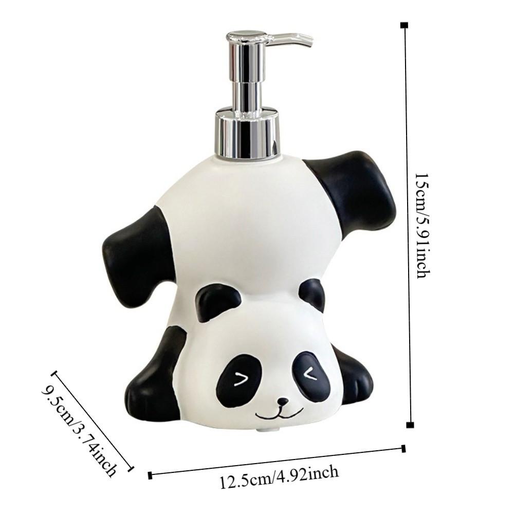Press Bottle Panda Soap Dispenser Decorative Shampoo Soap Dispenser  Bathroom