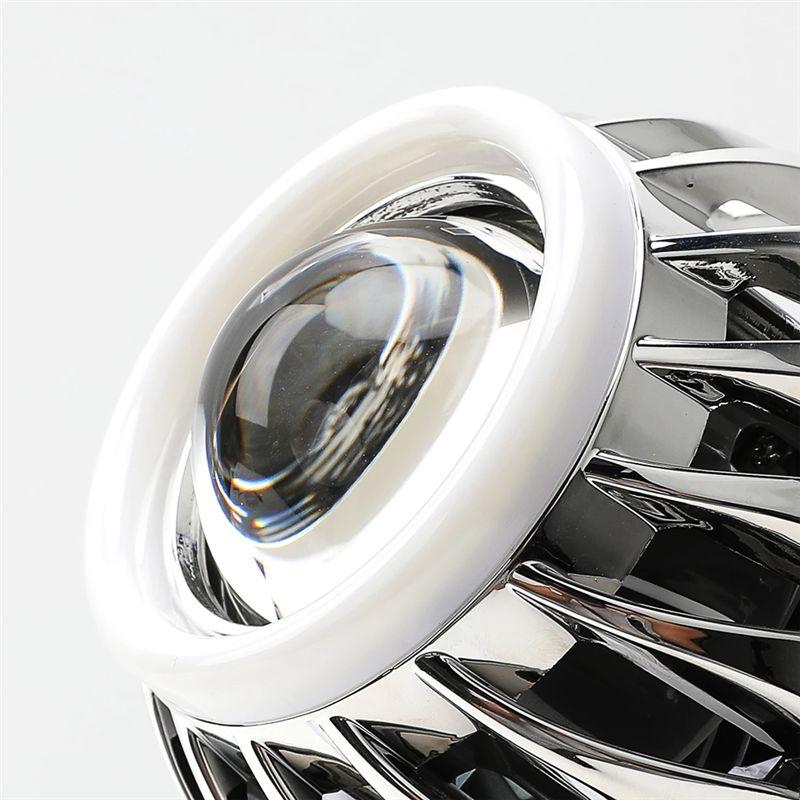 2 Stück Auto Halo Ring Engelaugen LED 60MM Weißes Licht Wasserdicht Signalleuchte Motorrad Auto Engelaugen 12V LED-Licht