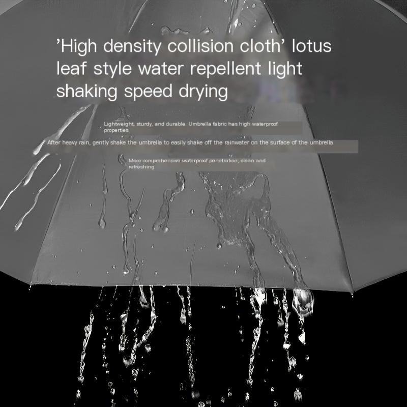 Extra-Large Windproof Umbrella with UV Protection - Durable, Waterproof, Manual Open for Sun & Rain