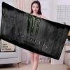 M-MonsterS LOGO Energy Microfiber Blanket Quick Drying Beach Towels Oversized Printing Super Absorbent Pool Towel Blanket