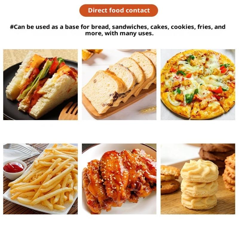 100 Adet Yağ Geçirmez Pişirme Gıda Ambalajı Wax Kağıt Burger Patates Kızartması Sarma Yağlı Kağıt Mutfak Sandviç Ekmek Gıda Pişirme Aletleri