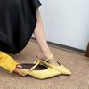 Platform shoes women's summer 2025 small platform heightening single shoes women's outer wear advanced sense half-drag Muller shoes are versatile