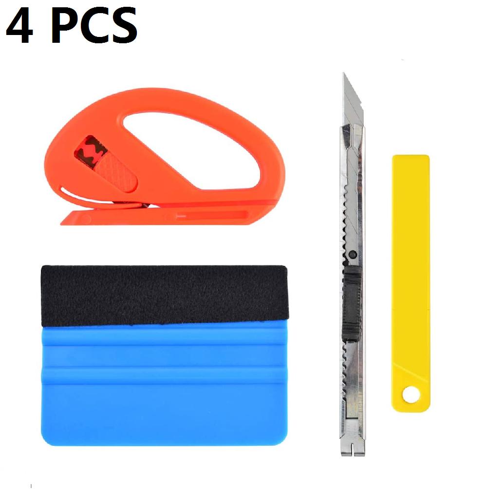 12Pcs Car Wrap Vinyl Scrapers High Quality Car Wrapping Tools Kit Profession Window Tinting Car Gadgets Universal Accessories