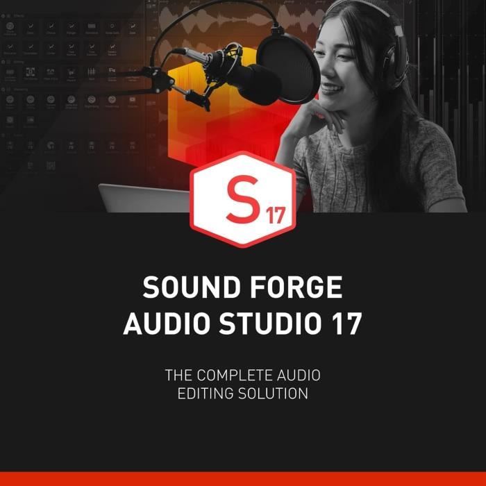 Logiciel d'édition audio SOUND FORGE Audio Studio 17 - Le multitalent de l'édition audio