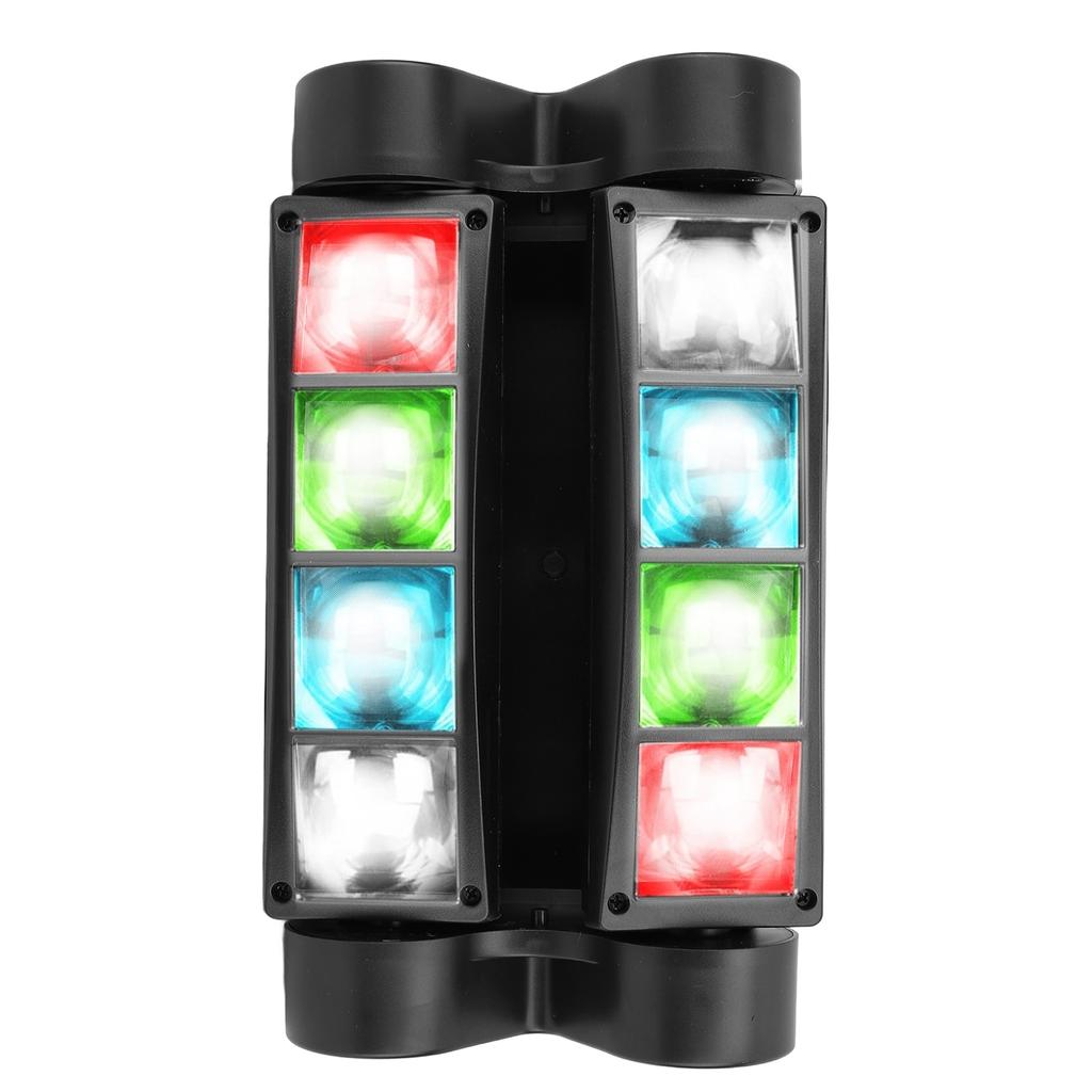8 in 1 Spider Moving Head Light RGBW Exciting Vibe Amazing Effects Sound Activated for Parties Bars