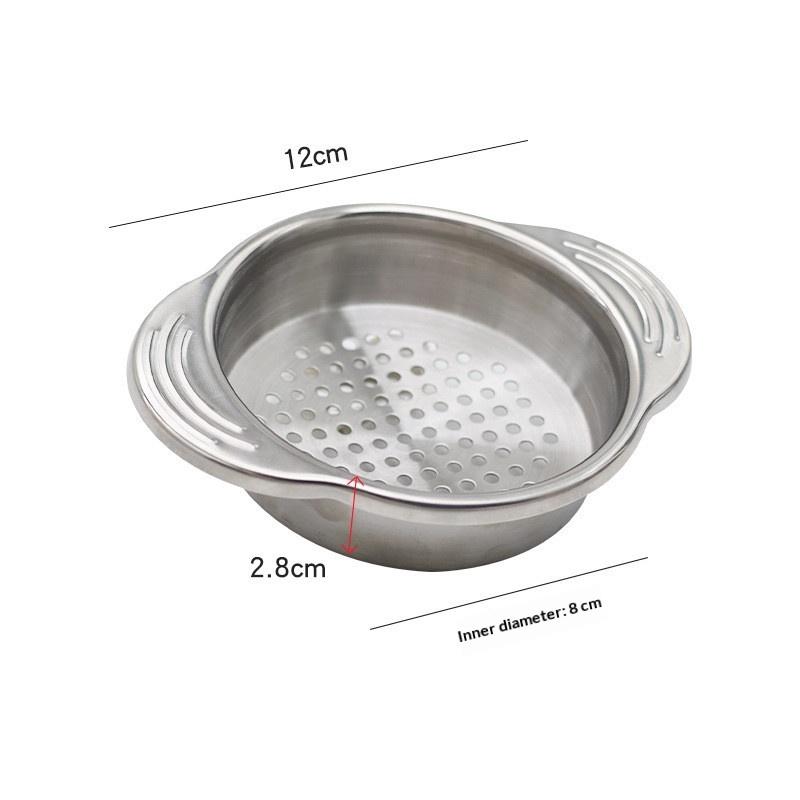 

M-Universal Can Strainer Stainless Steel Can Colander Vegetable Fruit Can Strainer For Beans Vegetables Fruit Tuna серебряный