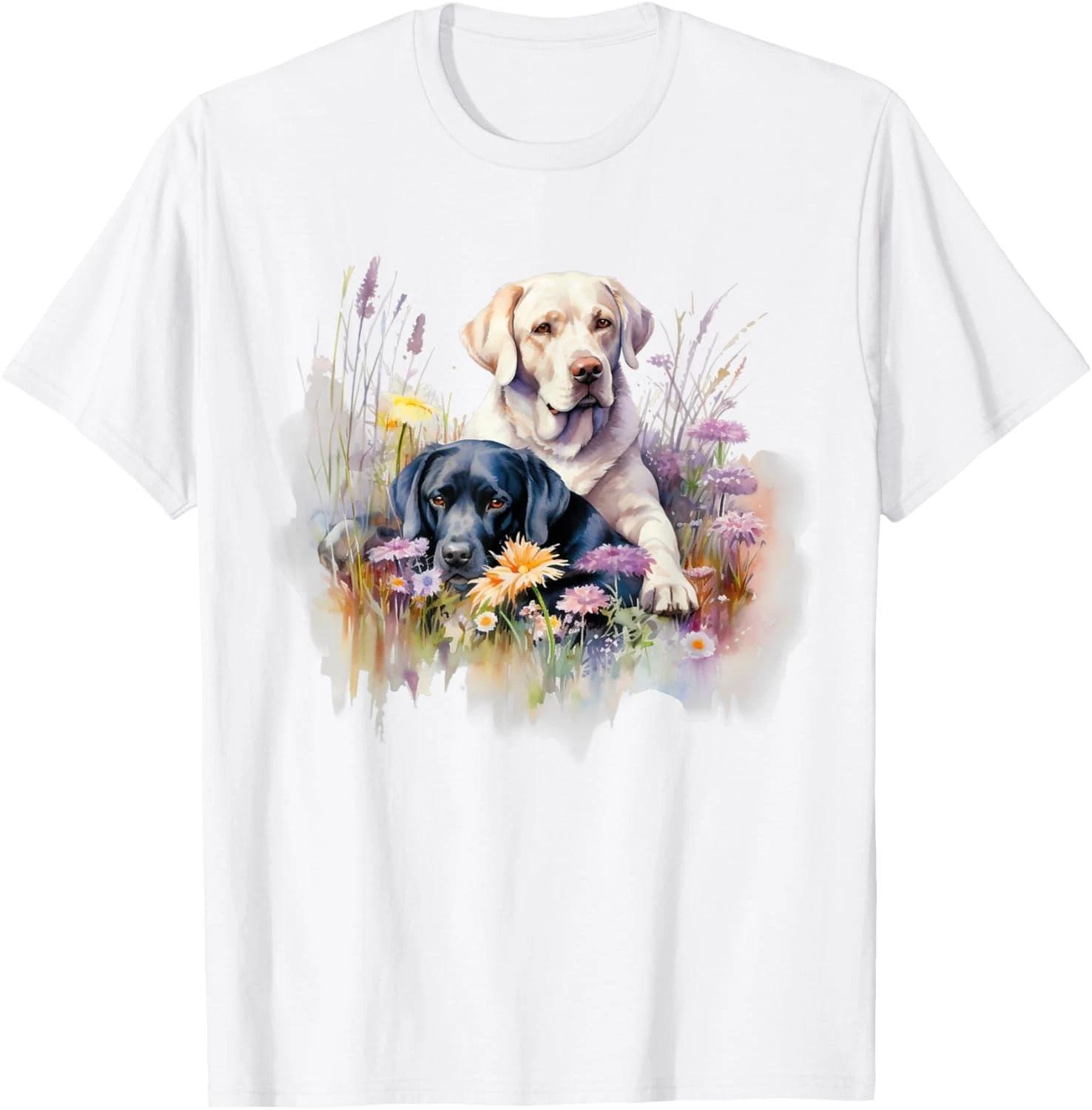 

Floral Wildflower Dog Labrador Retriever Gift Unisex T-Shirt 3XL