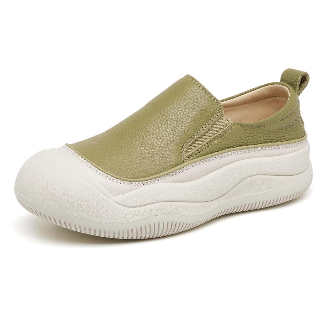 Loafers Woman Sports Style Comfortable Platform Casual Shoes Women's Casual Shoes Genuine Leather Baskets Femmes Scarpe Donna
