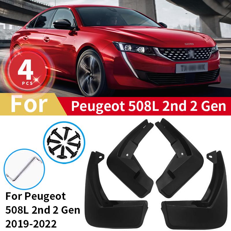 

For Peugeot 508 2nd 2 Gen 2019 2020 2026 2026 Mud Flaps Front Rear Mudguards Splash Fender Wheels Guard Car Accessories
