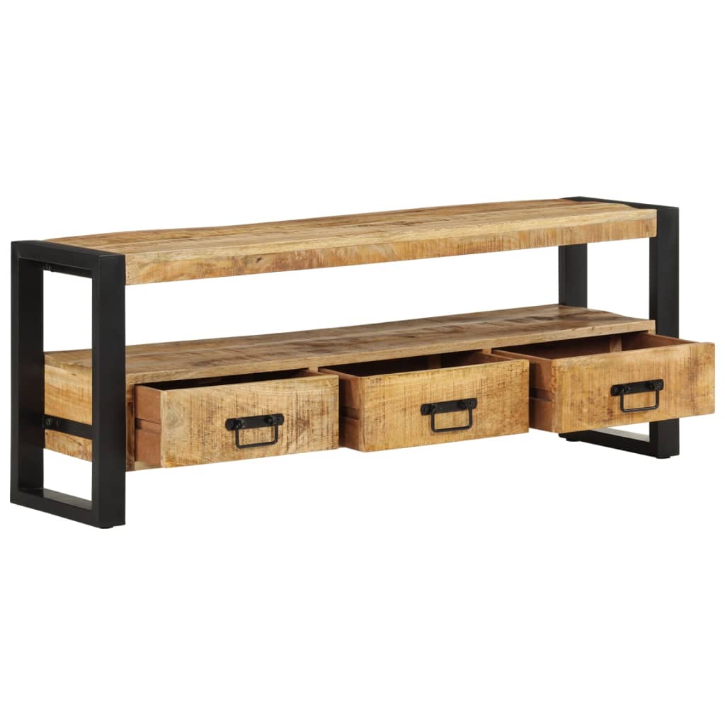 TV Cabinet 120x30x45 Cm Solid Mango Wood