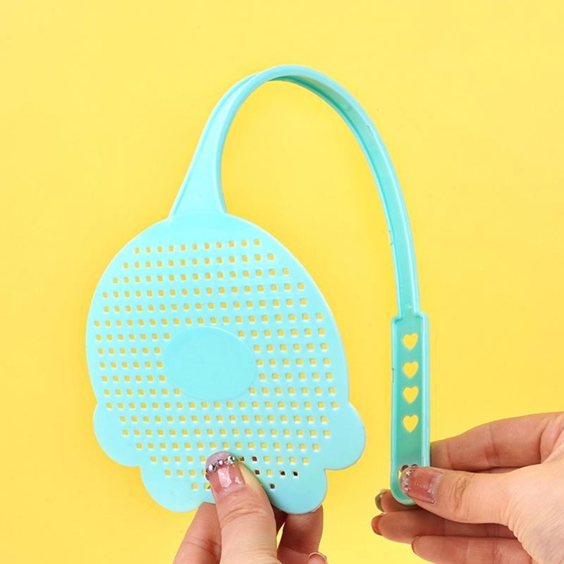 Elastisk Fluesmekker med Langt Håndtak Hengbar Plastfluesmekker Slitesterk Fluinsekt-Fluesmekker Hjemme Utendørs Fluefangerverktøy