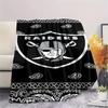 Las Vegas Raiders Print Flannel Blanket, High Quality Comfortable for All Seasons, Home Decor, Warmth and Comfort, Perfect for Christmas Gifts