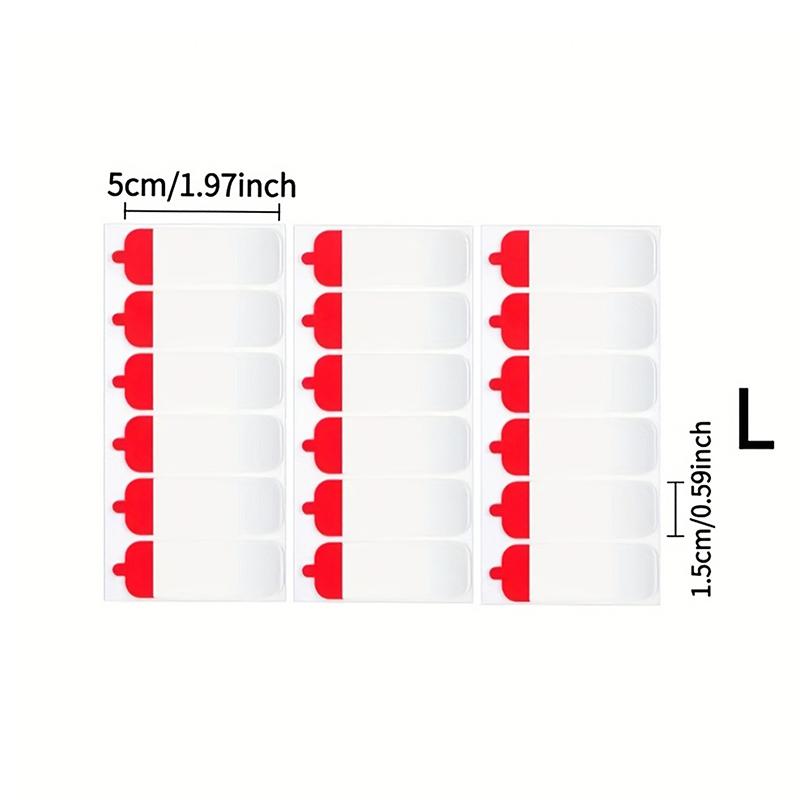 30Pcs/60Pcs/120Pcs Double-Sided Adhesive Tape Transparent Extra Strong Sticky Strip For Photos Decor Crafts Removable Stickers